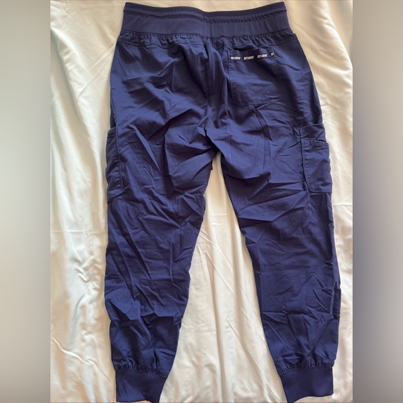 Grey's Anatomy Blue Cargo Pants Elastic Waist - Picture 3 of 3